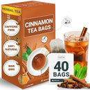 LeafLea Pure Cinnamon Tea Bags, Naturally Sweet, Caffeine-Free, 40 Count - Brand New