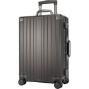 SKYLARK-100 20" CARRY-ON GRAY HARD SHELL SPINNER SUITCASE - DARK GRAY - Like New