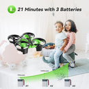 Lansand Mini Drone Small RC Drone Quadcopter 2In1 Race Fly EC200 - Green Like New