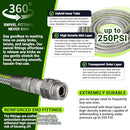 BLUEBALA FLEXIBLE GARDEN HOSE 100FT, KINK AND LEAK PROOF - WIRE PATTERN - Brand New