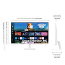 SAMSUNG 32" M5 M50D FHD SMART MONITOR STREAMING TV LS32DM501ENXZA, 2024 - WHITE - Like New