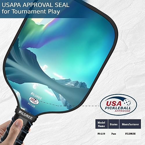 FILDREE PICKLEBALL PADDLES USAPA APPROVED PICKLEBALL PADDLES - BLUE/BLACK - Like New