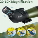 Gosky 20-60x85 Spotting Scope with Full Size Tripod Green Gray - Like New