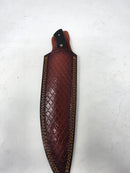 BLADE CRAFTS DAMASCUS CHEF KNIFE WITH RESIN HANDLE - BLACK - Like New