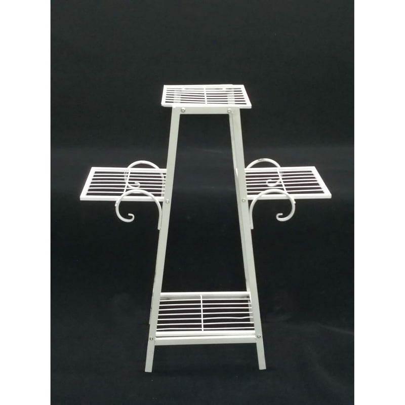 Hi-Line Gift Ltd 3 Tier Plant Stand 78672-A-WT - White - Like New