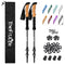 TheFitLife Trekking Poles Lightweight 7075 Aluminum Hiking Sticks Cork Grips - Like New