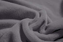 Bed Blanket - Solid Plush - Silky Soft and Cozy, Twin 60 X 90, Dark Grey - Brand New
