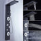 ELLO&ALLO 5-FUNCTION LED RAINFALL WATERFALL WATER MASSAGE - BRUSHED BLACK - Like New