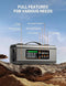 ASTROAI PORTABLE JUMP STARTER AIR 150PSI 2500A CAR BATTERY JUMP STARTER - GRAY - Like New