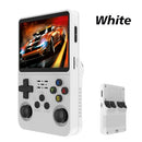 MINDKEEP R36S RETRO HANDHELD GAME CONSOLE PREINSTALLED EMULATOR 128G TF - WHITE - Like New