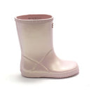 Hunter Unisex Kids First Nebula Rain Boot, Rose Gold, Boy 12, Girl 13 - Like New