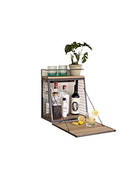 Kalalou Liquor Cabinet with Fold Down Shelf B01AUKV9ZO - Brown - Brand New
