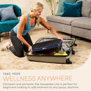 LIFEPRO VIBRATION PLATE EXERCISE MACHINE WITH MAGNETIC ACUPOINTS - BLUE - Like New