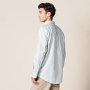 AMAZON ESSENTIALS MEN'S OXFORD SHIRT, SLIM FIT STRETCH MEN SMALL - LIGHT GRAY - Brand New