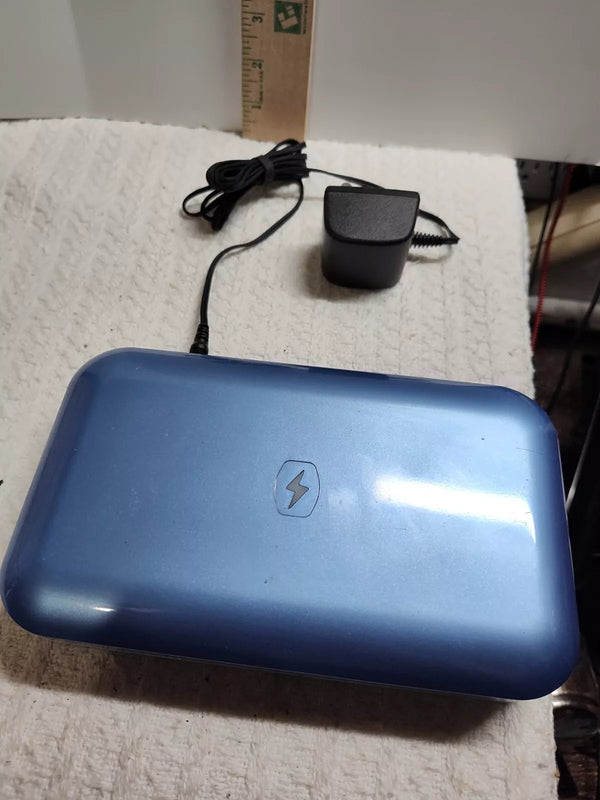 PHONESOAP MODEL 500-9 SMARTPHONE UV SANITIZER W/POWER CORD - BLUE - Like New