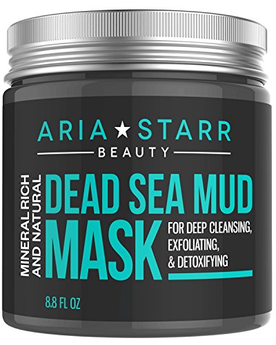 ARIA STARR BEAUTY DEAD SEA MUD MASK FOR FACE CURES OILY SKIN & BLACKHEADS Like New