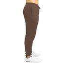 BLU ROCK MEN'S FLEECE SWEATPANTS WITH ZIPPER SIDE POCKETS, SIZE: MEN 2XL - BROWN - Like New