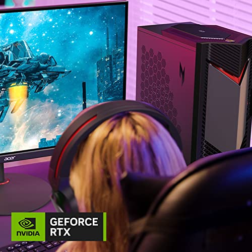 ACER NITRO 50 N50-656-UR16 GAMING DESKTOP I7-14700F 16 1TB SSD RTX 4060 - BLACK - Like New