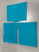 OFFICE DEPOT 2-TONE FILE FOLDERS, 1/3 CUT, LETTER SIZE, PACK OF 24 - TEAL - Like New
