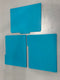 OFFICE DEPOT 2-TONE FILE FOLDERS, 1/3 CUT, LETTER SIZE, PACK OF 24 - TEAL - Like New