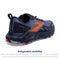 1203911B460 BROOKS WOMEN CASCADIA 17 GTX TRAIL NAVY BITTERSWEET PEACOAT SIZE 9.5 - Like New