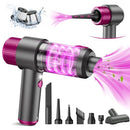 EYYA Car Vacuum Cleaner Cordless, 15000PA High Power - Gray & Pink - Brand New