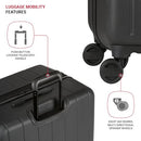 SWISSGEAR WANDERLUST 3-PIECE SPINNER 3-PIECE SET (19/19/25) SA8092 - BLACK - Brand New