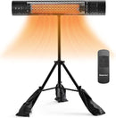 TURBRO Neighborhood Electric Infrared Heater 1500W Portable Patio Heater - BLACK Like New