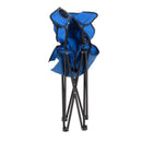 MAC SPORTS BAZAAR CLASSIC FOLDING CAMP CHAIR LIGHTWEIGHT CIUP HOLDER - BLUE - Like New