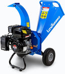 Landworks Mini Wood Chipper Shredder Mulcher 7HP Compact Design 3" GUO033 - Blue Like New