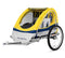 SCHWINN 13-SC677AZ ECHO DOUBLE BIKE TRAILER 16-20-INCH WHEELS - YELLOW - Brand New