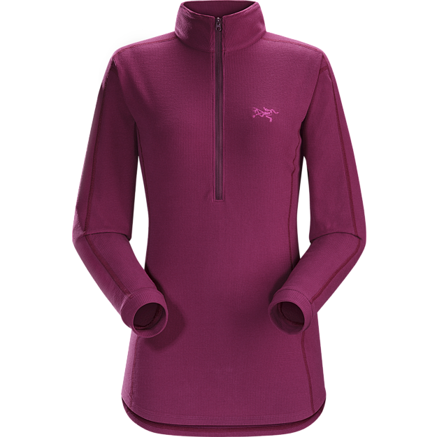 ARC'TERYX DELTA LT ZIP NECK WOMENS - SIZE: WOMEN L - LT CHANDRA - Brand New
