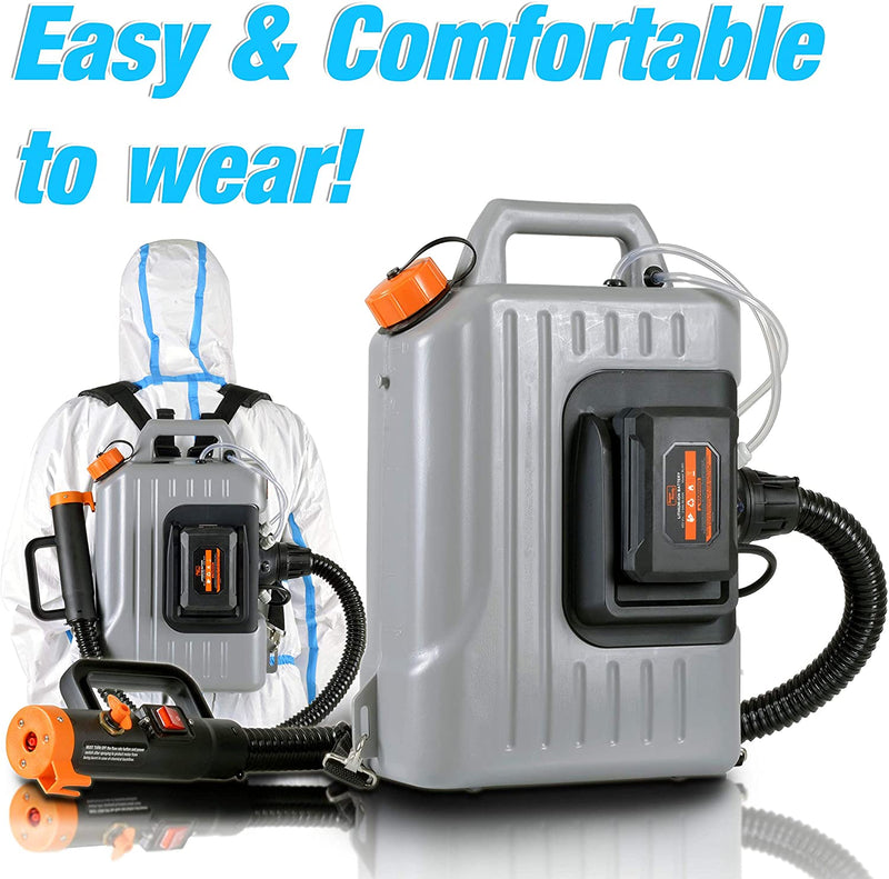 SuperHandy ULV Fogger Cordless Backpack GUO046 - Gray, Black, Orange Like New