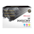 OFFICE DEPOT REMANUFACTURED TONER CARTRIDGE, 3PACK - CYAN MAGENTA YELLOW - Brand New