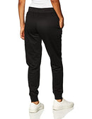 O4875 Hanes womens jogger Black/Black Heather L - Brand New