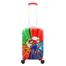Bioworld Super Mario Bros Character Group Art 20" Rolling Carry On Luggage - Brand New