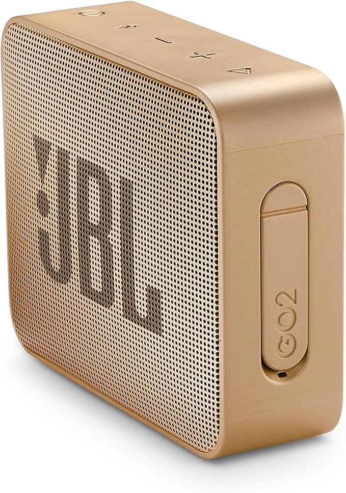 JBL GO 2 Portable Bluetooth Waterproof Speaker QK9-00244 - Champagne New