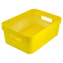 Glad Plastic Basket Set, Value Pack 6 Open Storage Bins Handles, B08GYZJNQ8 - Brand New