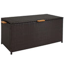 Sunnydaze Faux Wicker Storage Box, 75-Gallon Front Door Package Delivery GF-045 - Like New