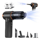 YIJU 4-IN-1 HANDHELD CAR & HOME VACUUM CLEANER, 12000PA, BLACK - BLACK/ORANGE - Like New