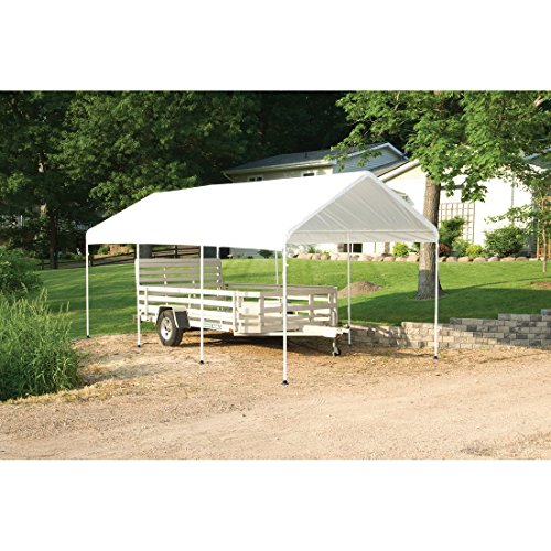 SHELTERLOGIC 10' X 20' MAXAP CANOPY SERIES 50+ UPF WHITE (23522) - WHITE - Like New