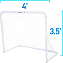 FRANKLIN SPORTS 50" ALL PURPOSE STEEL GOAL - WHITE - Like New
