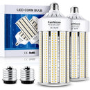 2 Pack 1000W Equivalent Corn Bulb Super Bright 11500 Lumen Daylight White 80W - Like New