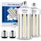 2 Pack 1000W Equivalent Corn Bulb Super Bright 11500 Lumen Daylight White 80W - Like New