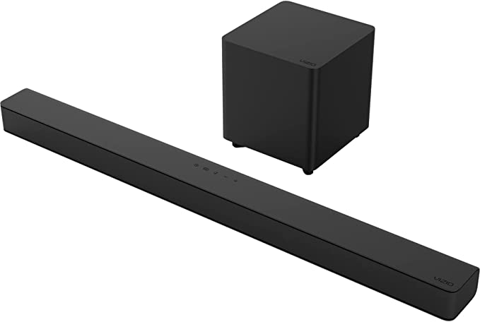 For Parts: VIZIO 2.1 Bluetooth Sound Bar Speaker V21X-J8 - Black NO POWER