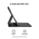 LOGITECH IPAD SLIM FOLIO CASE WIRELESS KEYBOARD BLUETOOTH Y-R0051 - BLACK - Like New
