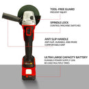 DOGTOOTH Max 21V 4-1/2'' Cordless Angle Grinder Set - B0DFTGGKD2 - Like New