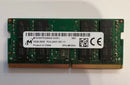 MICRON 16GB 2400MHZ PC4-19200 NON-ECC 1.2V SODIMM 2RX8 LAPTOP MEMORY - GREEN - Like New