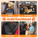 Back Seat Extender & Dog Car Seat Cover Detachable Hard Bottom Supports 300lb - Like New