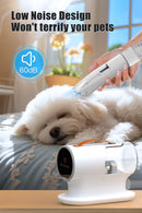 FIXR Pet Grooming Vacuum & Dog Hair Vacuum 12000Pa Powerful Dog Vacuum - White Like New